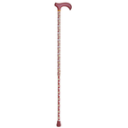 Stylish Adjustable Walking Cane with Wood Handle - 11 Trendy Prints