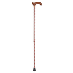 Stylish Adjustable Walking Cane with Wood Handle - 11 Trendy Prints