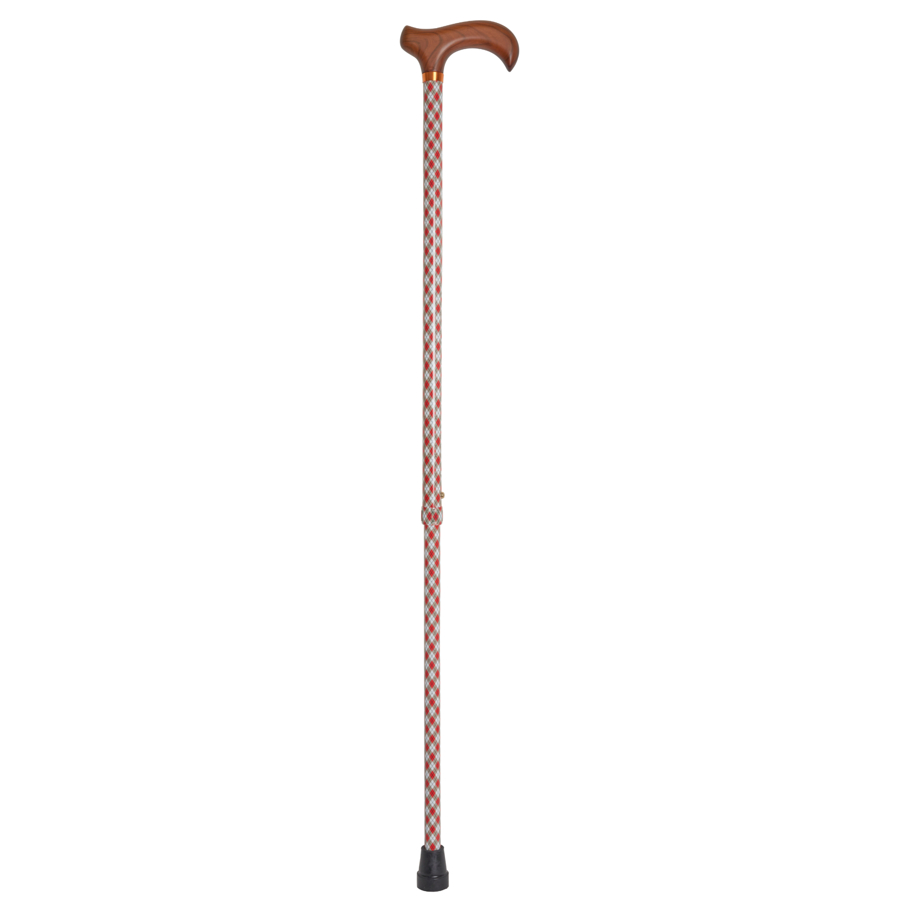 Stylish Adjustable Walking Cane with Wood Handle - 11 Trendy Prints