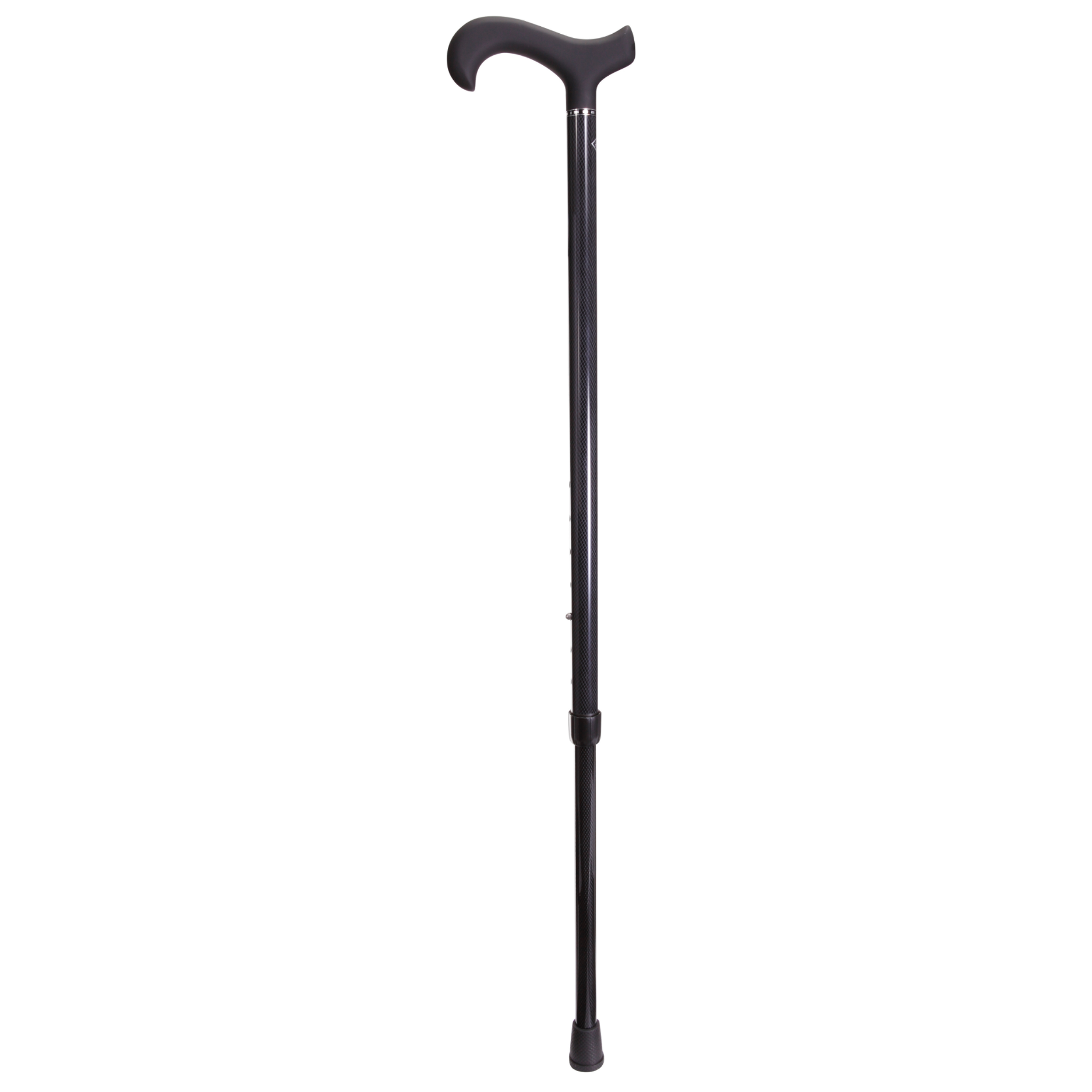Men's Carbon Fiber Adjustable Derby Cane, Lightweight & Durable
