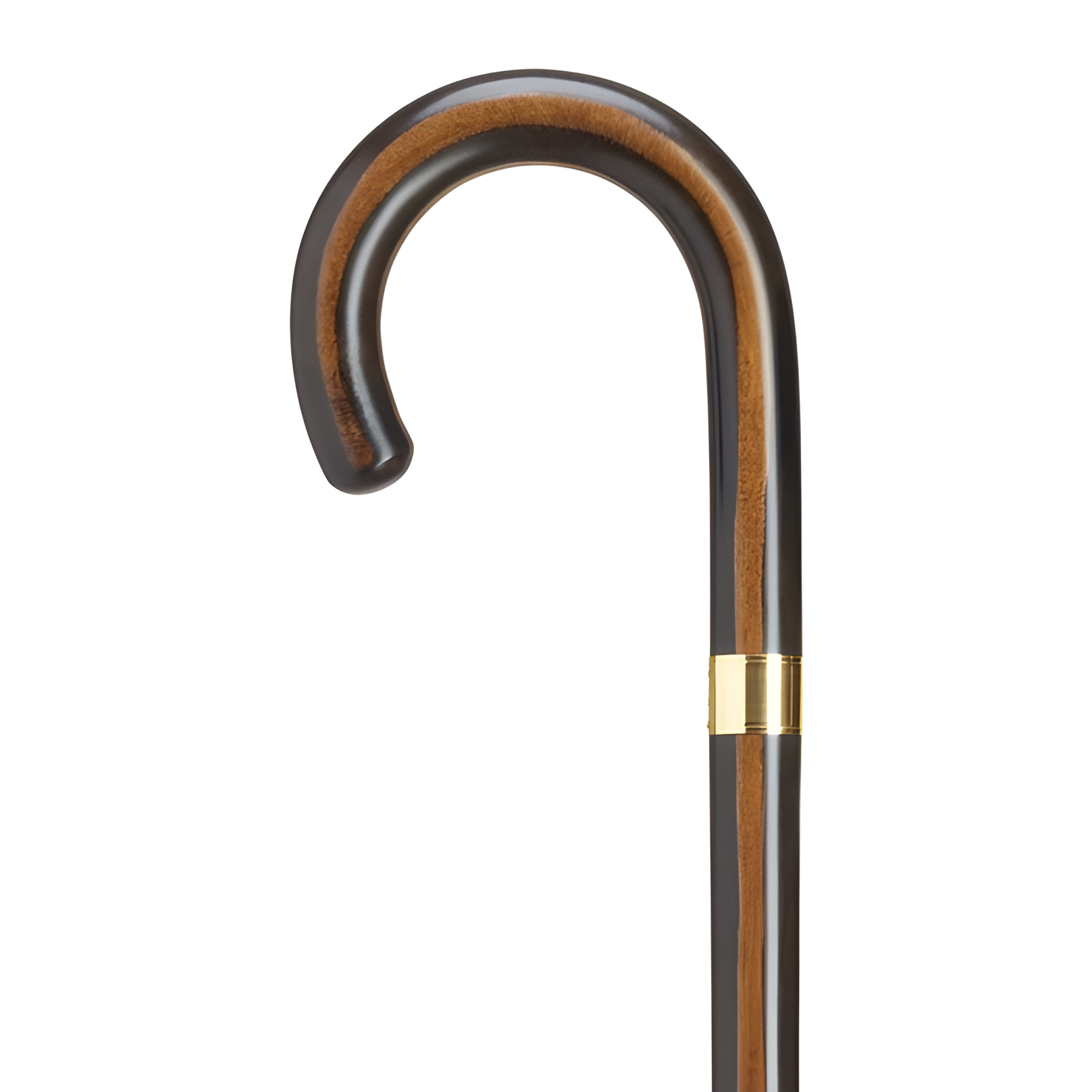 Francais Tourist Cane-Gold Plate Band
