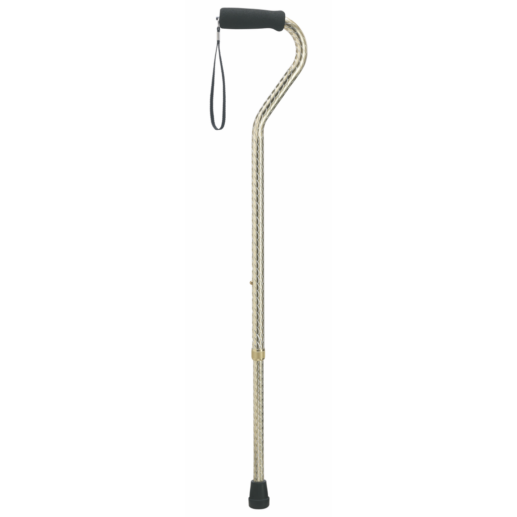 Adjustable Aluminum Walking Cane with Hypalon Grip