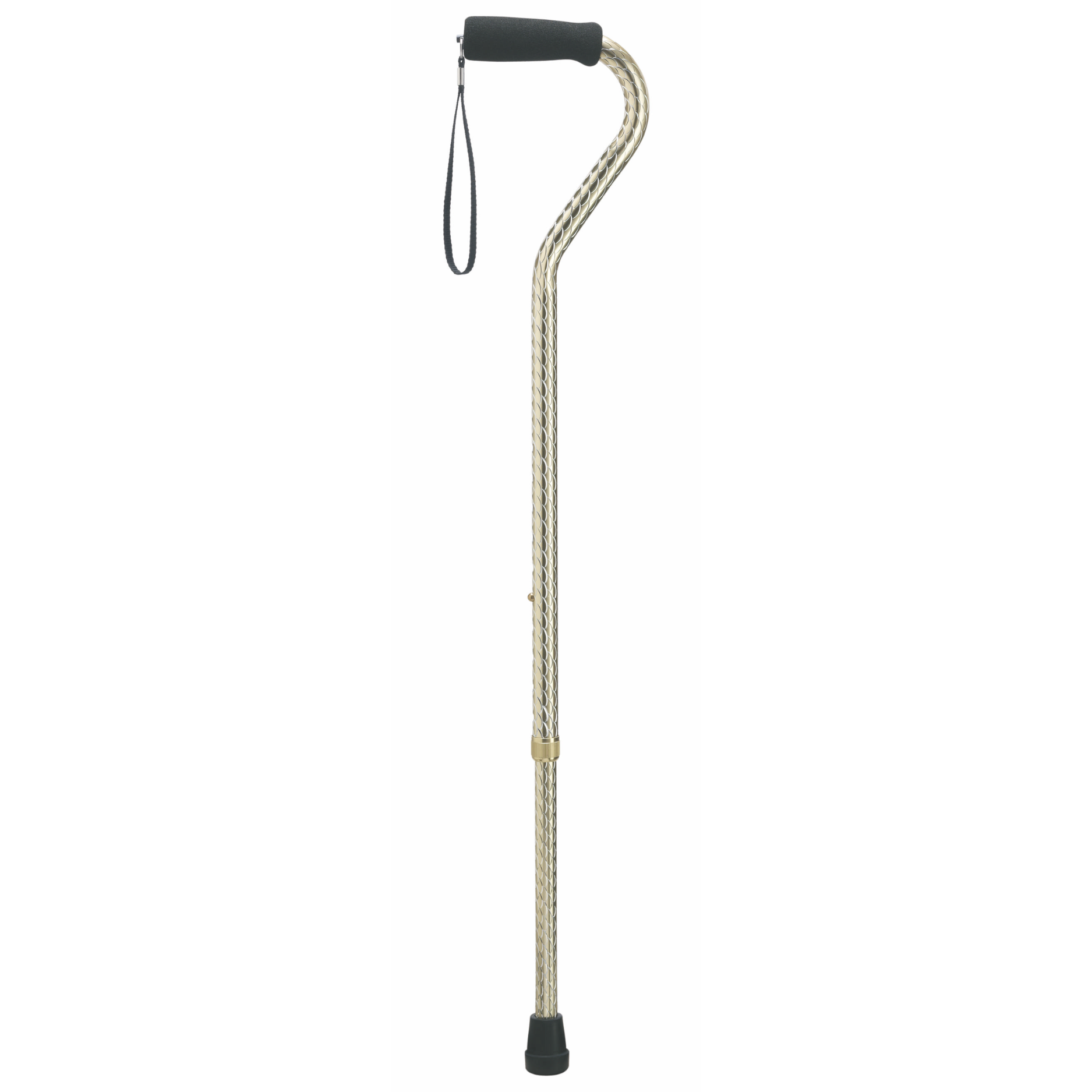 Adjustable Aluminum Walking Cane with Hypalon Grip