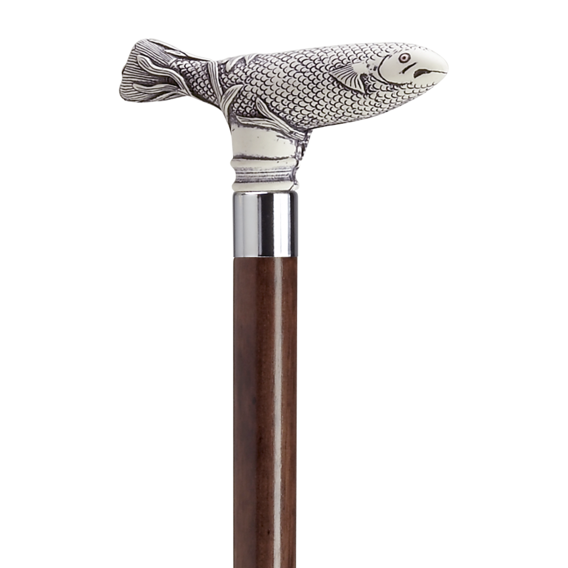 Scrimshaw Trout Walking Cane