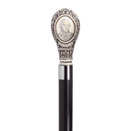 Scrimshaw Walking Stick with Lord Nelson Handle