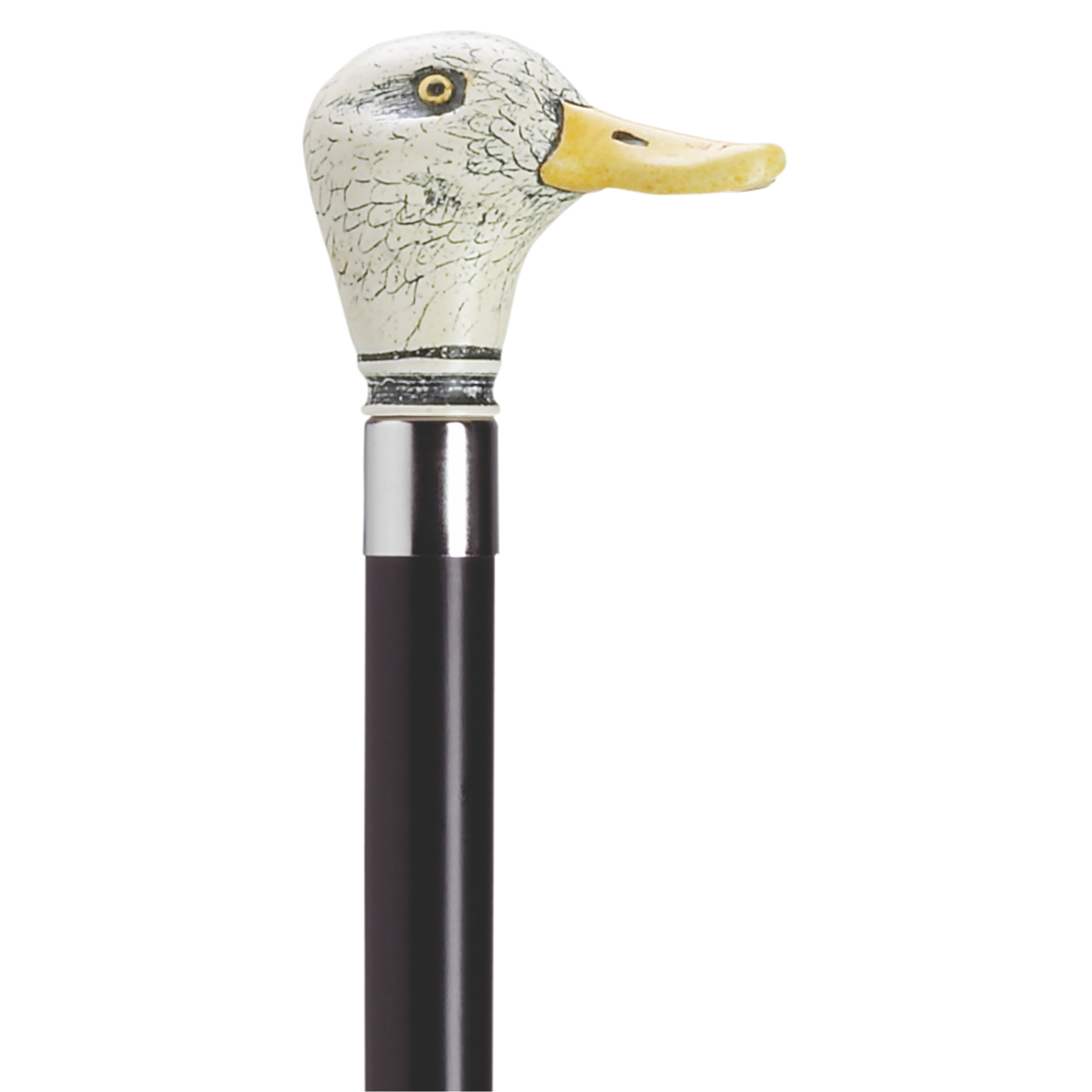 Scrimshaw Duck Walking Stick