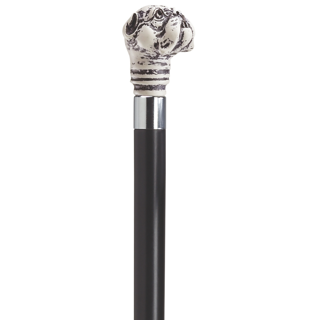 Scrimshaw Bull Dog Walking Cane