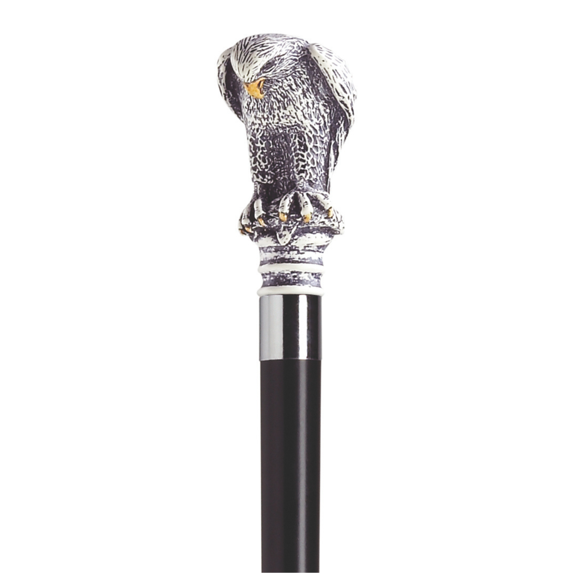 Scrimshaw Bird of Prey Walking Cane