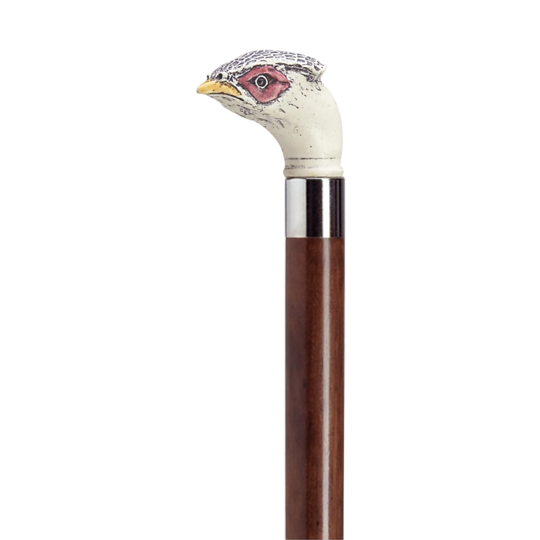 Scrimshaw Pheasant Walking Cane