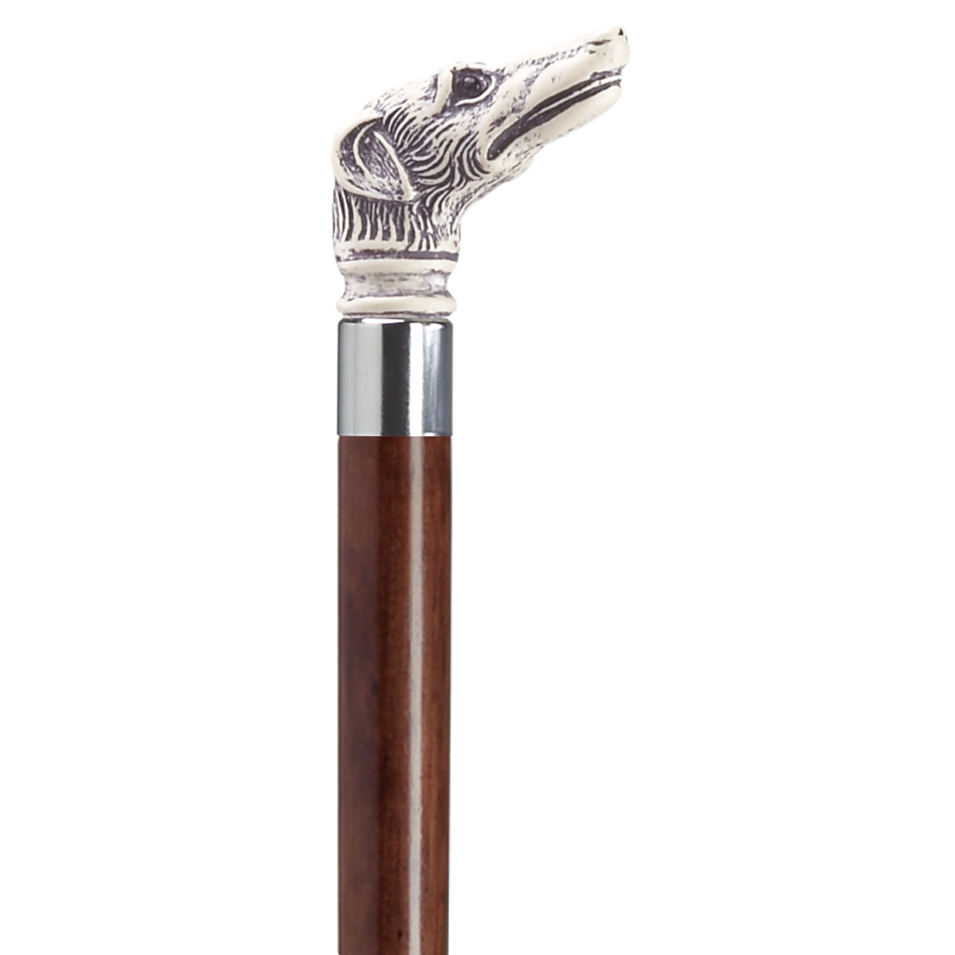 Scrimshaw Whippet Walking Cane