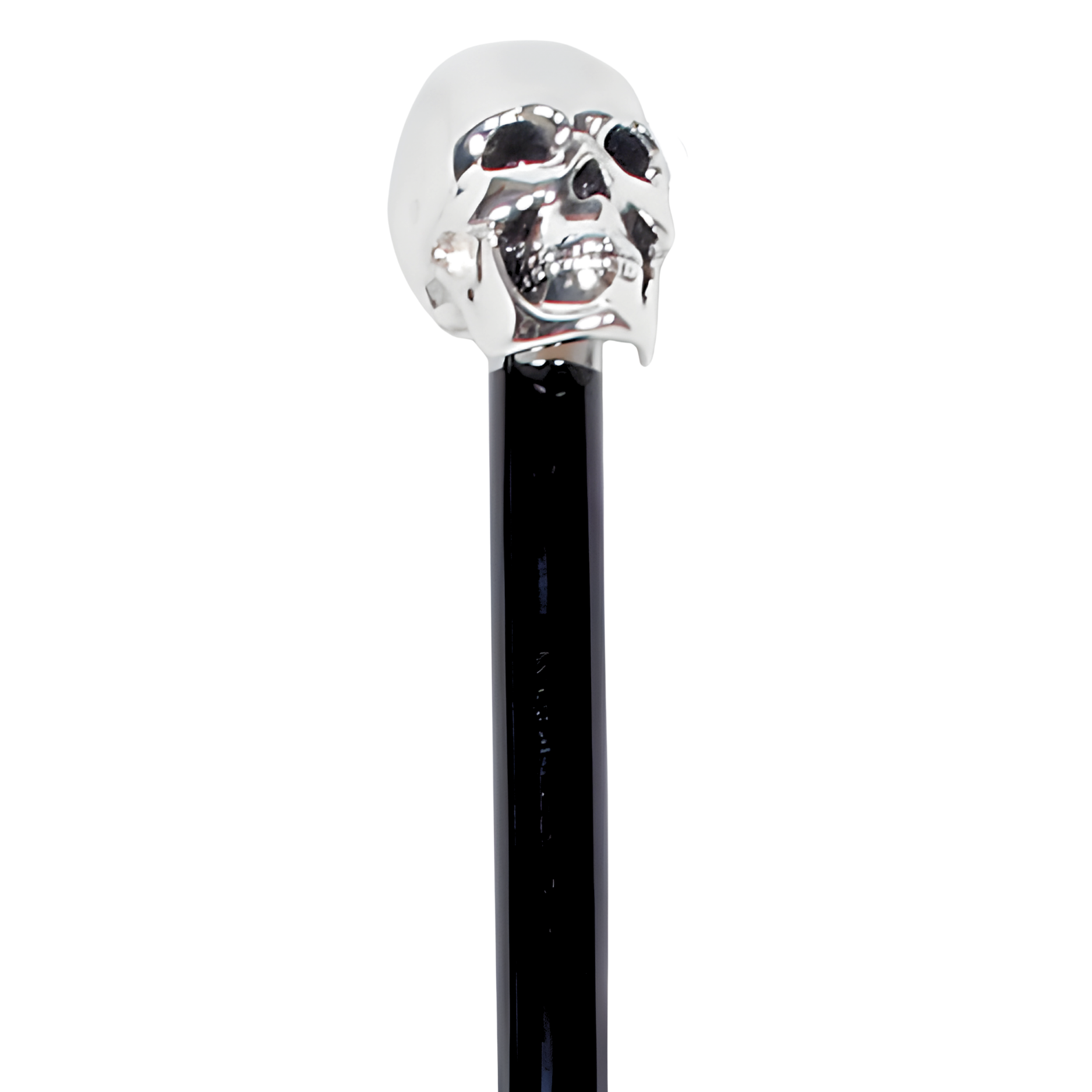 Gothic Silver Skull Cane