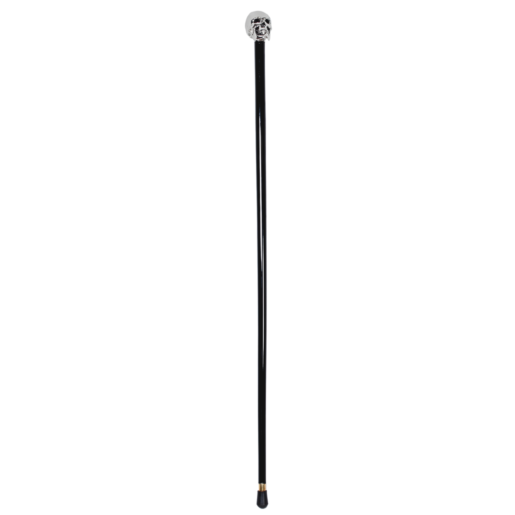 Gothic Silver Skull Cane