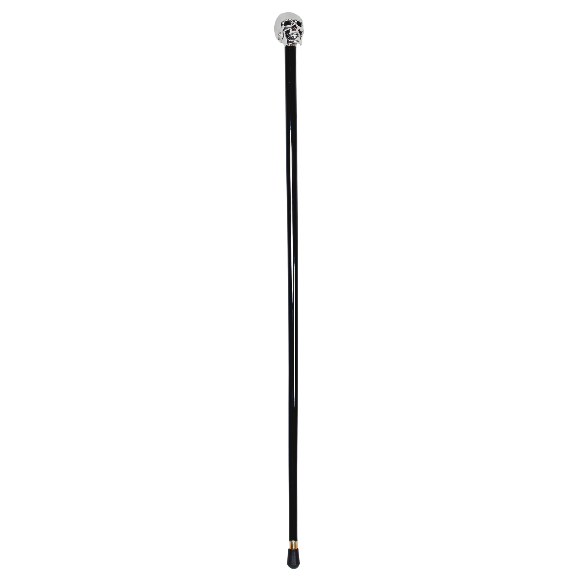 Gothic Silver Skull Cane