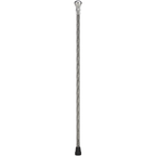 Harvy Etched Chrome Knob Cane