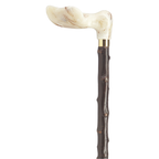 Marbleized Palm Grip Walking Cane - Blackthorn Shaft