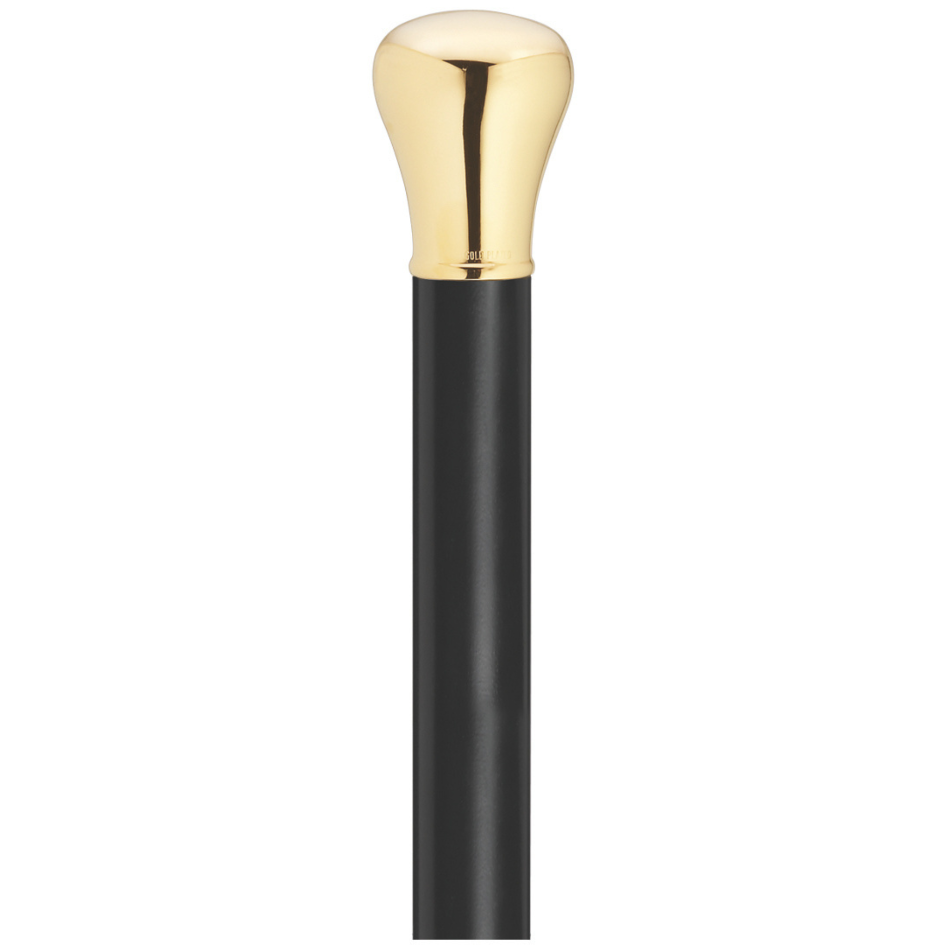 Men's 14K Gold Plate Walking Stick