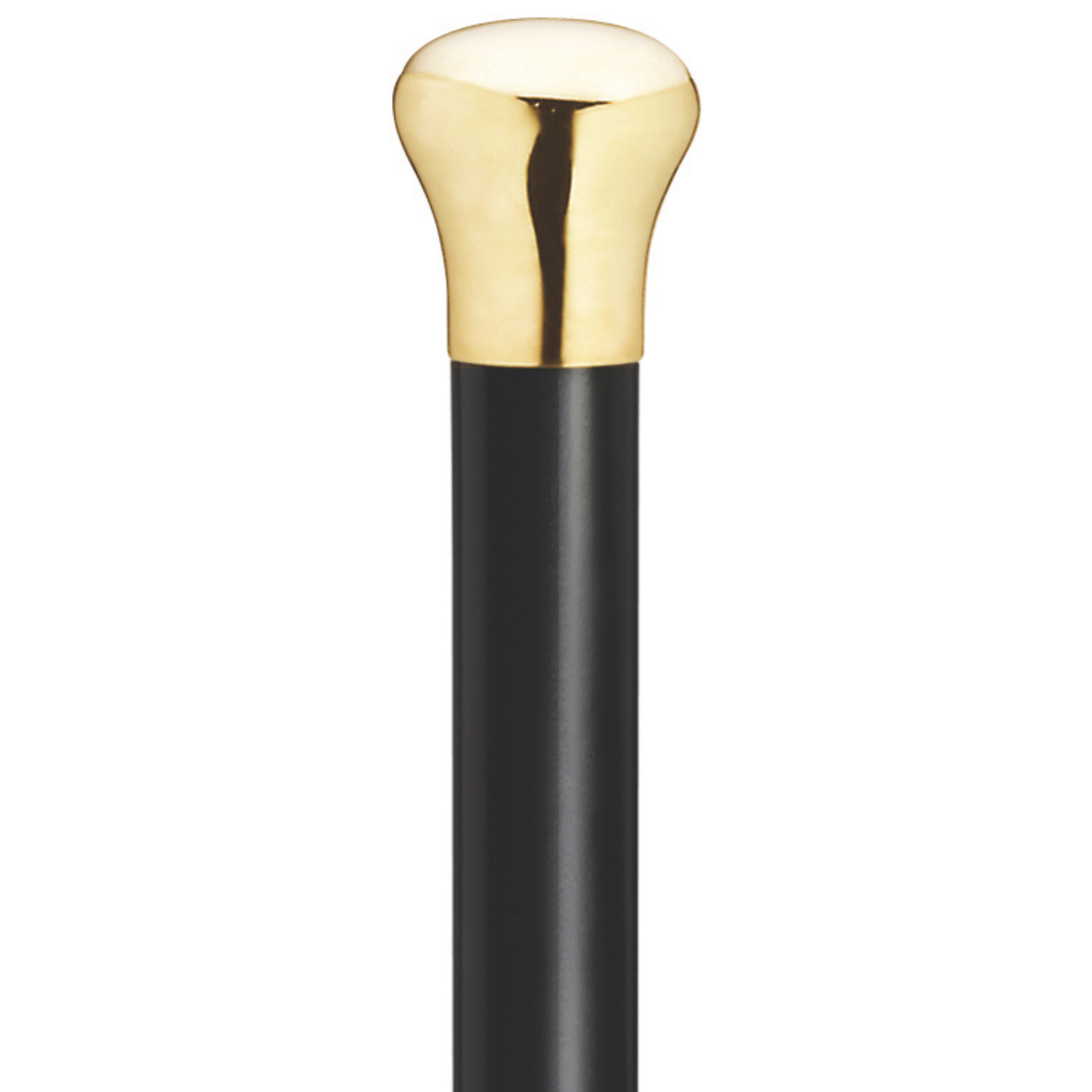 Men's 14K Solid Gold Cap Walking Stick