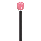 Pink Rosebud Walking Stick