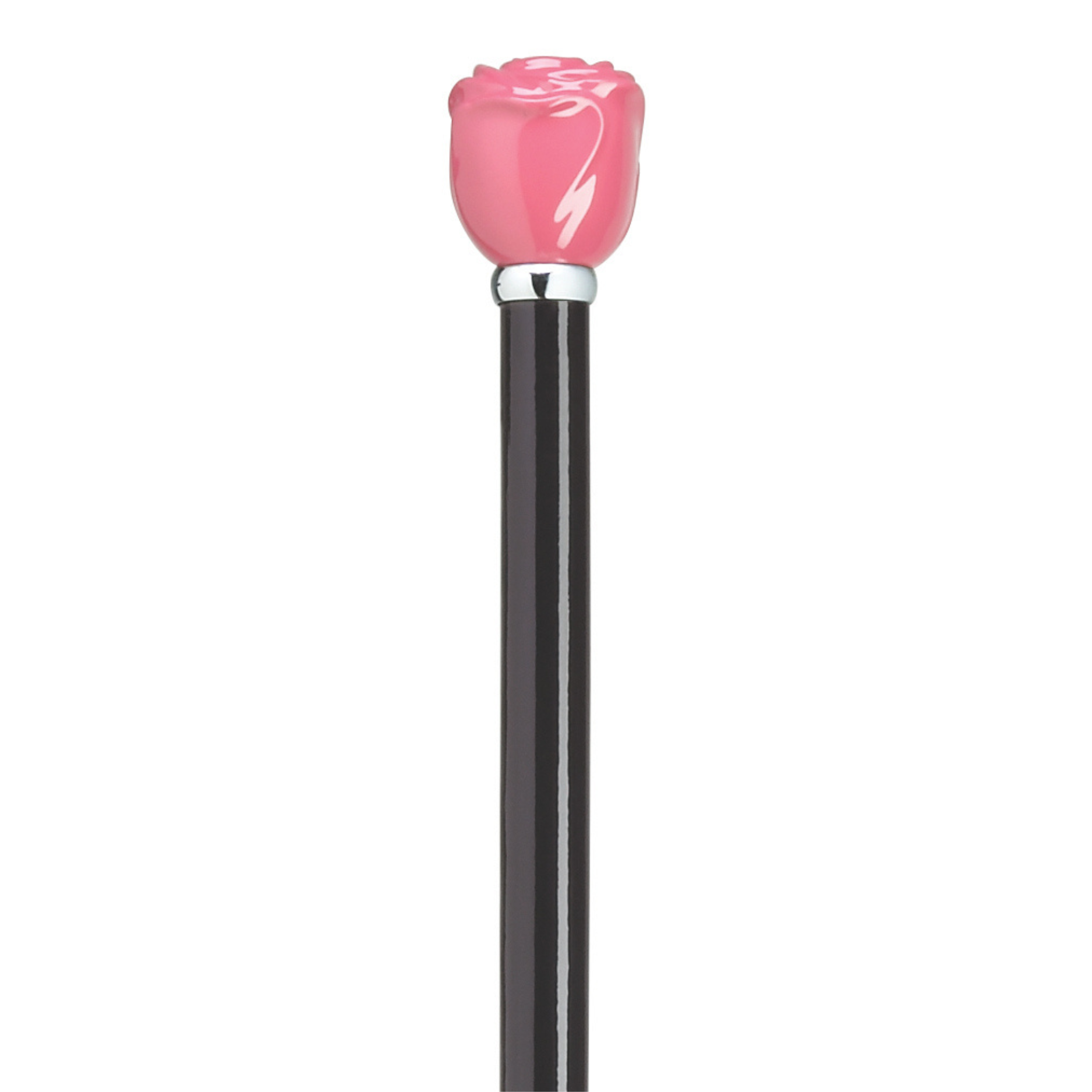 Pink Rosebud Walking Stick