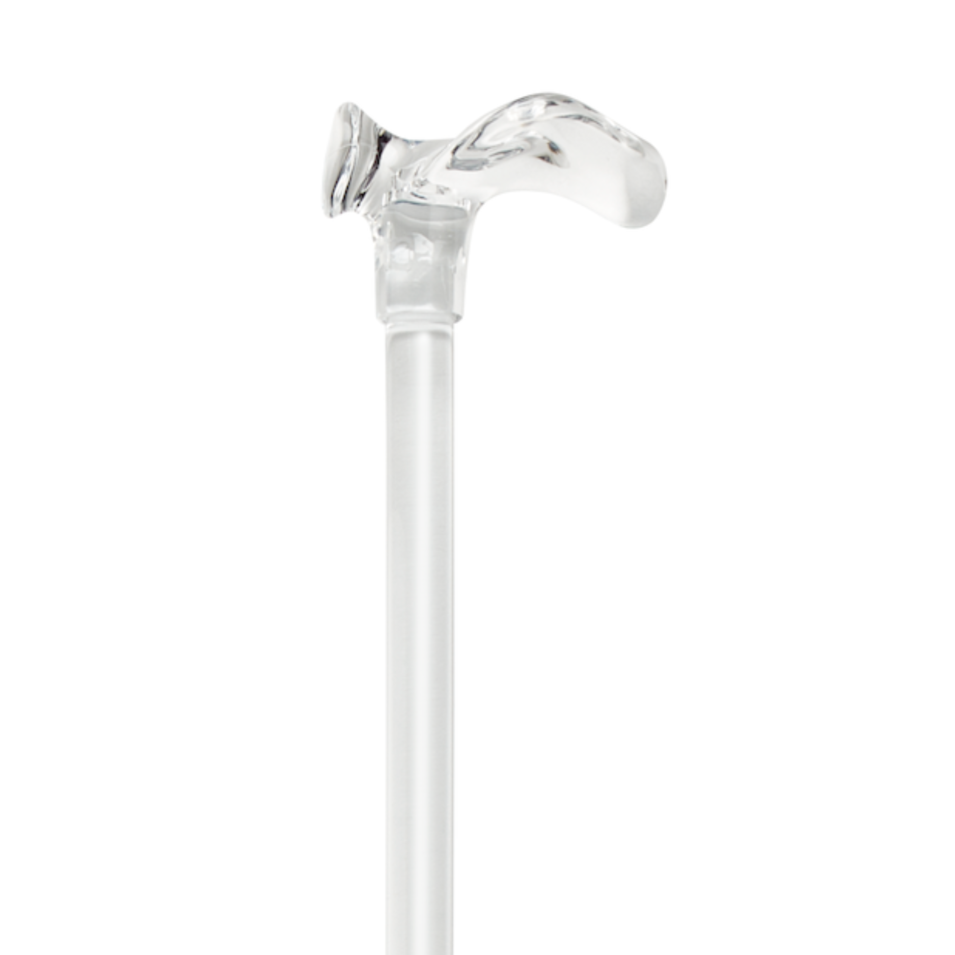 Right-Hand Acrylic Palm Grip Walking Cane