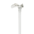 Left-Handed Acrylic Palm Grip Walking Cane - Elegant & Comfortable
