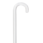 Clear Elegance: Ladies Clear Lucite Handle Walking Cane, 36