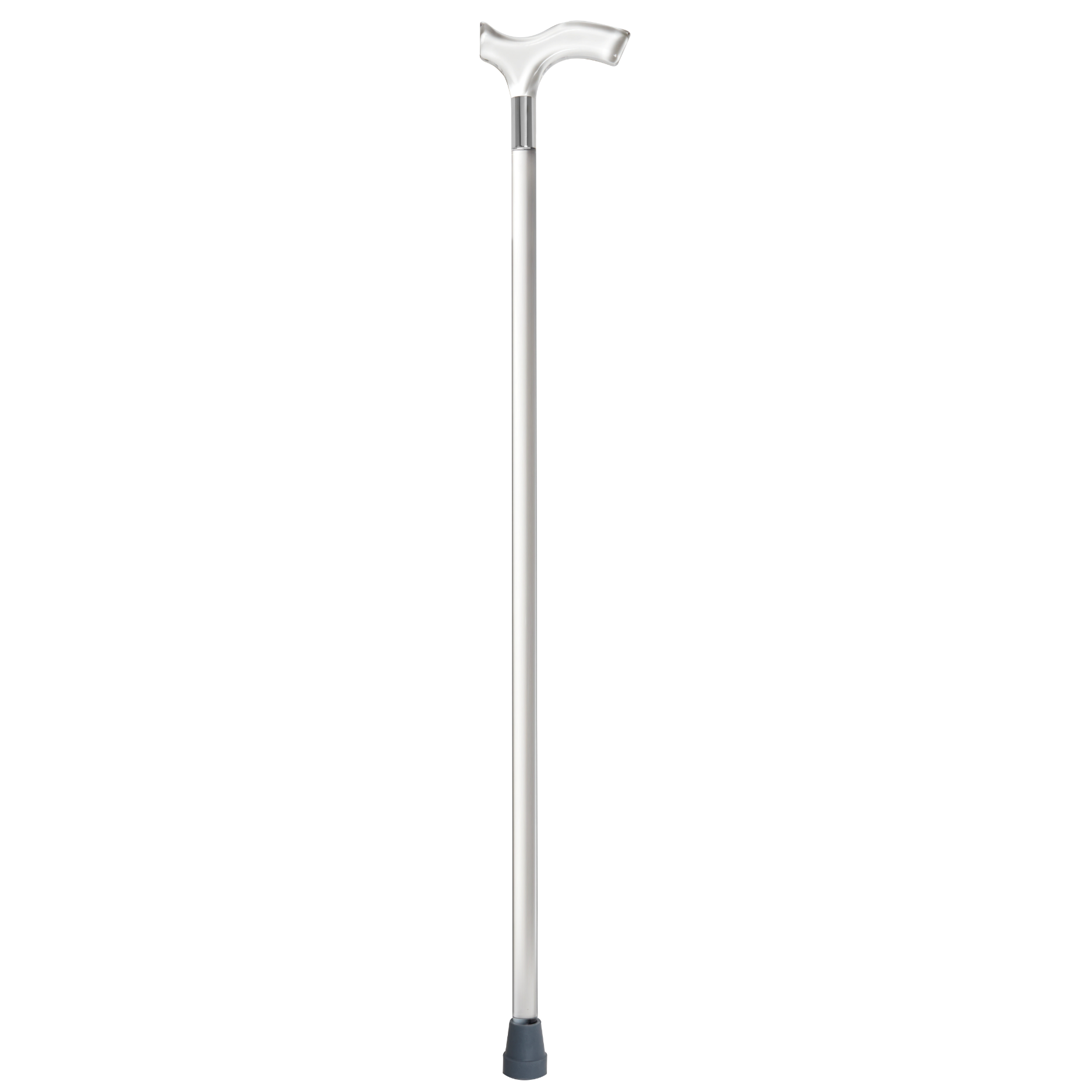 Elegant Ladies Clear Acrylic Derby Cane - 36 Stylish Support Accessory
