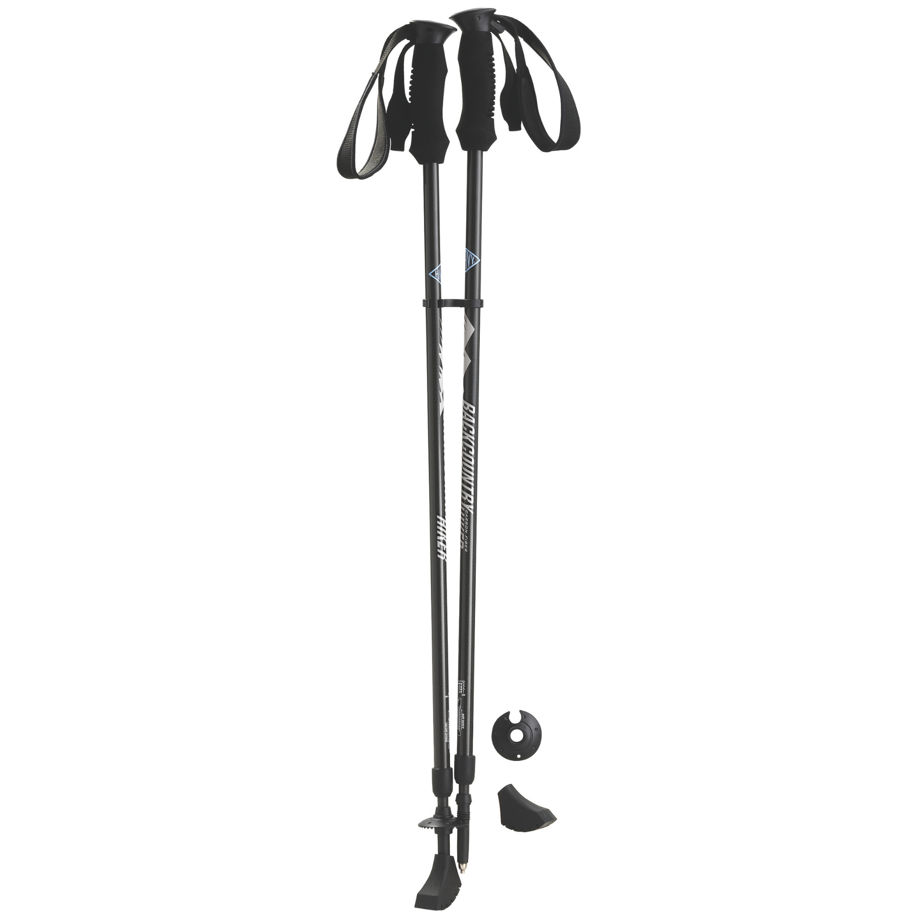 Backcountry Carbon Fiber Hiking Poles- 2 Section