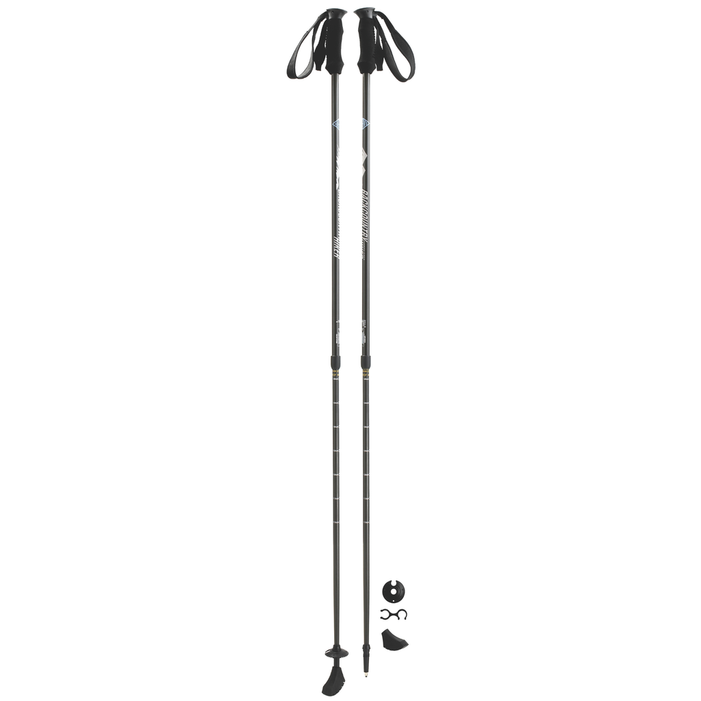 Backcountry Carbon Fiber Hiking Poles- 2 Section