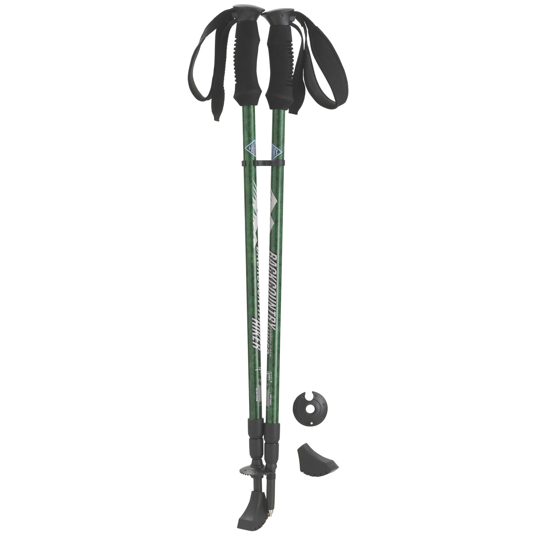 Backcountry Carbon Fiber Hiking Poles - 3 Section