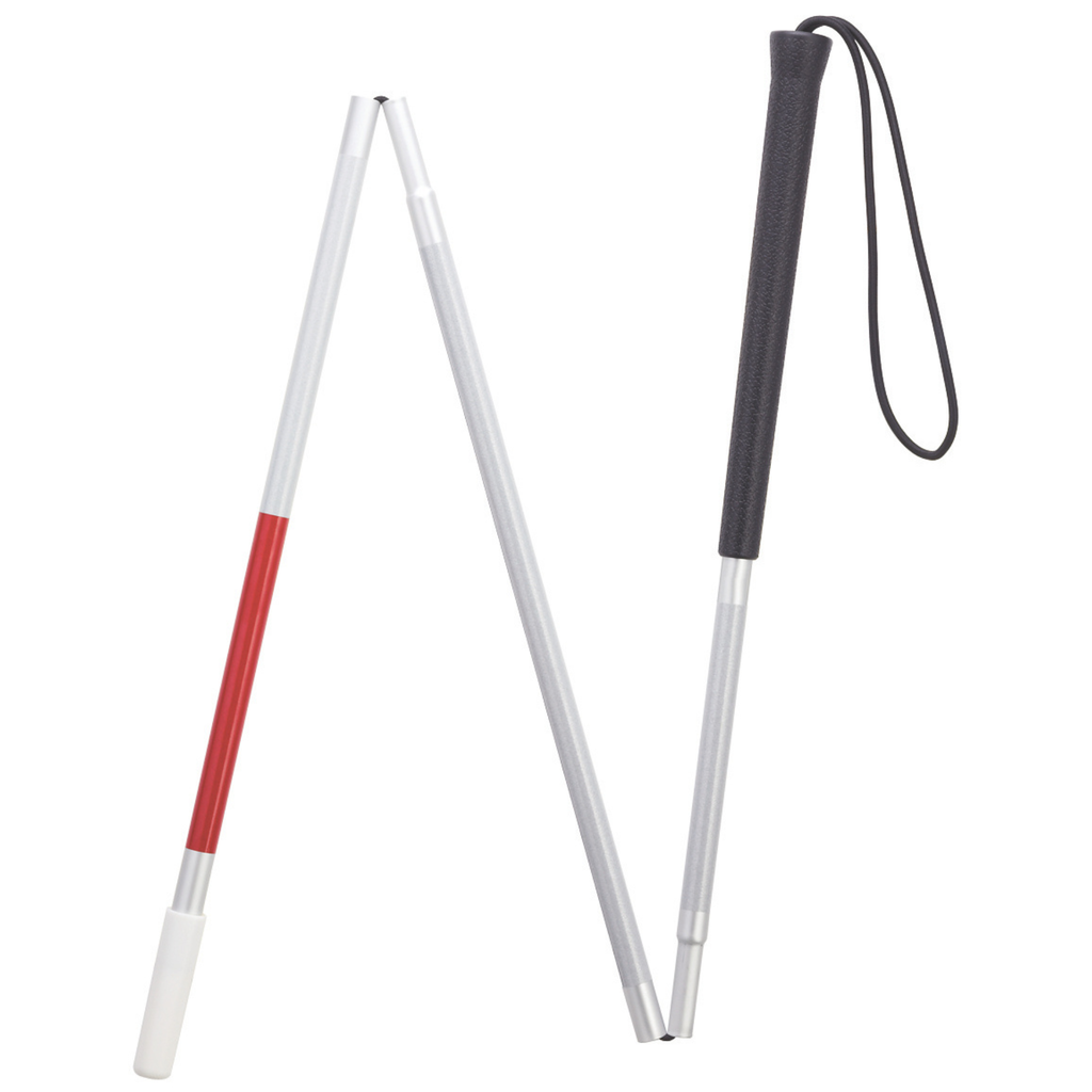 Visually Impaired Three Section Folding Cane