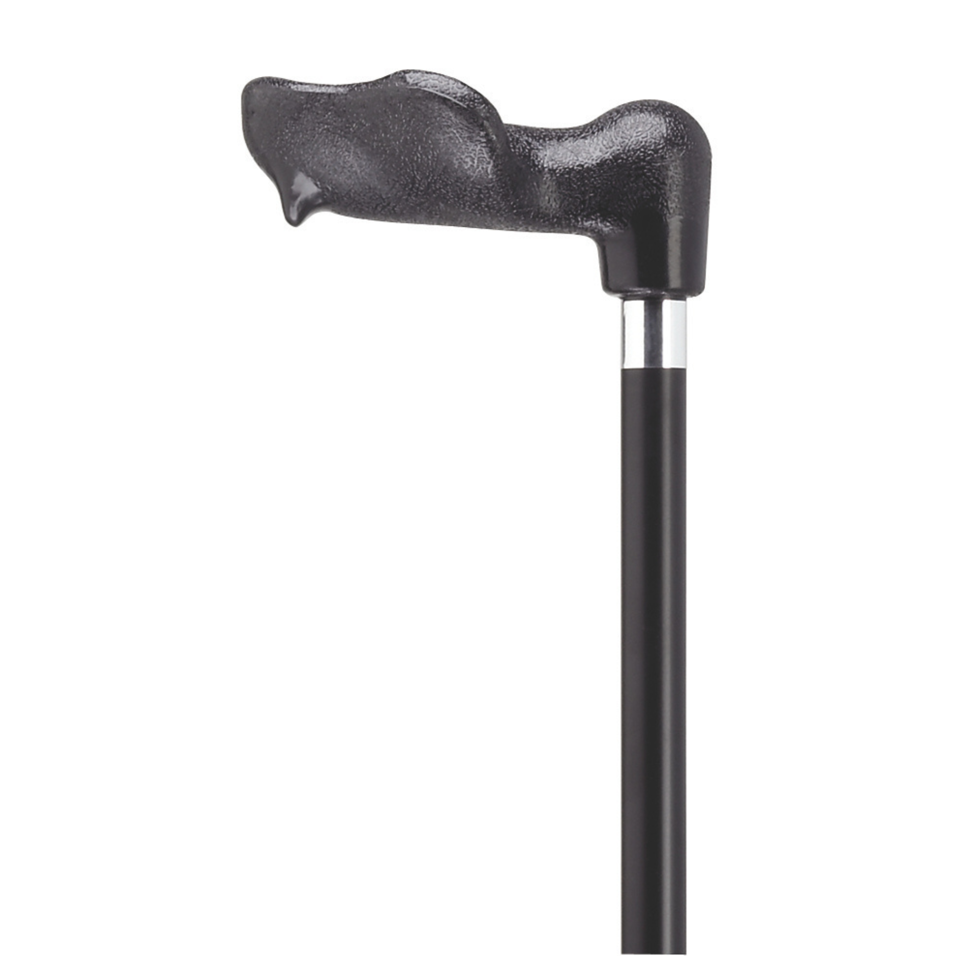 Aluminum Palm Grip Cane - Non Adjustable-Left Hand