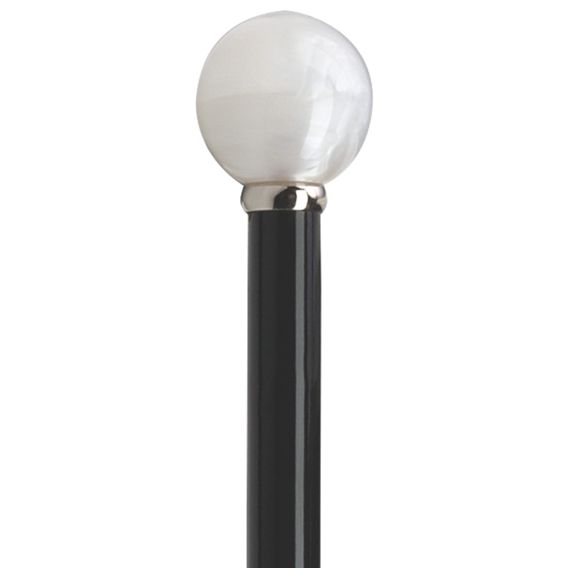 Pearlized Ball Walking Stick