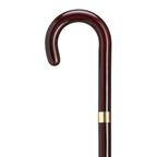Ladies Tourist Cane with Gold Accent Band