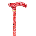 Pink Rose Walking Cane