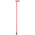 Pink Rose Walking Cane