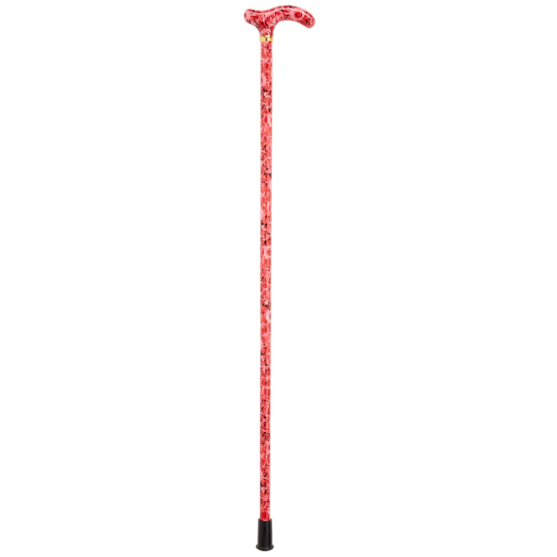 Pink Rose Walking Cane