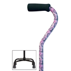 Sturdy Balance Quad Cane with Adjustable Height & Secure Grip