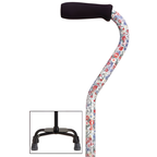 Sturdy Balance Quad Cane with Adjustable Height & Secure Grip