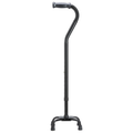 Heavy-Duty Adjustable Steel Bariatric Quad Cane, Supports 500 lbs