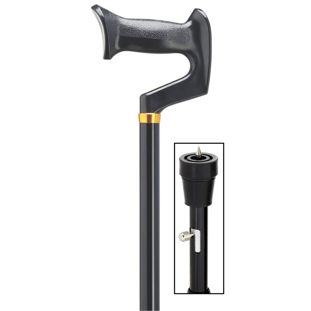Adjustable Orthopedic Aluminum Walking Cane with Ice Pick Tip