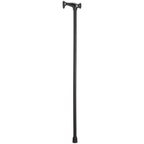 Sleek Black Consort J Walking Cane with Hardwood Shaft