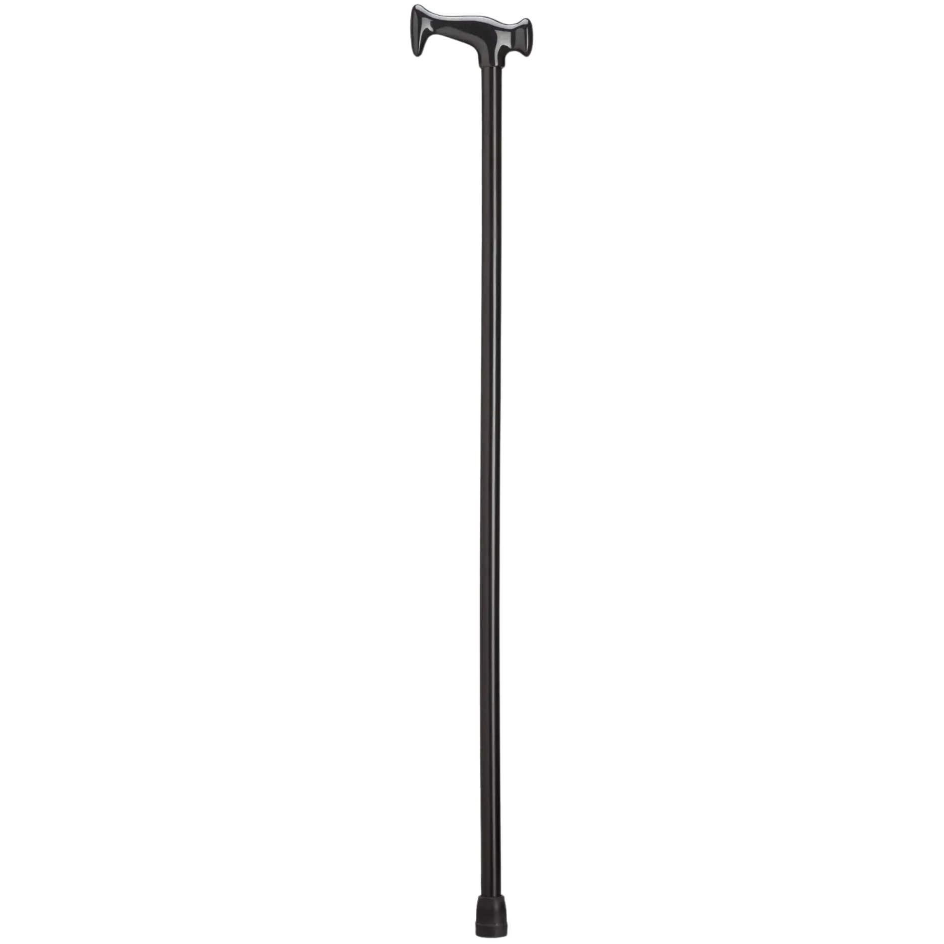 Sleek Black Consort J Walking Cane with Hardwood Shaft