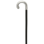 Classy Chrome Crook Handle Cane