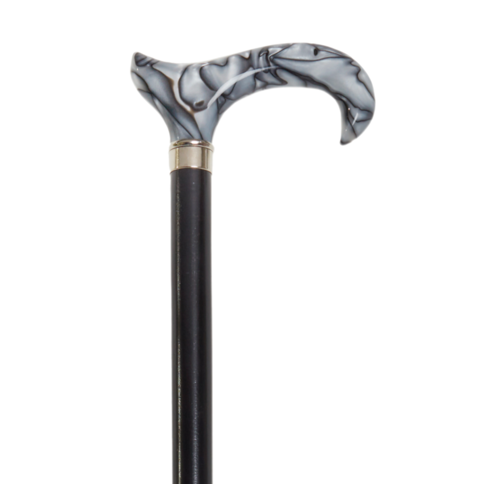 Black Acrylic Walking Cane