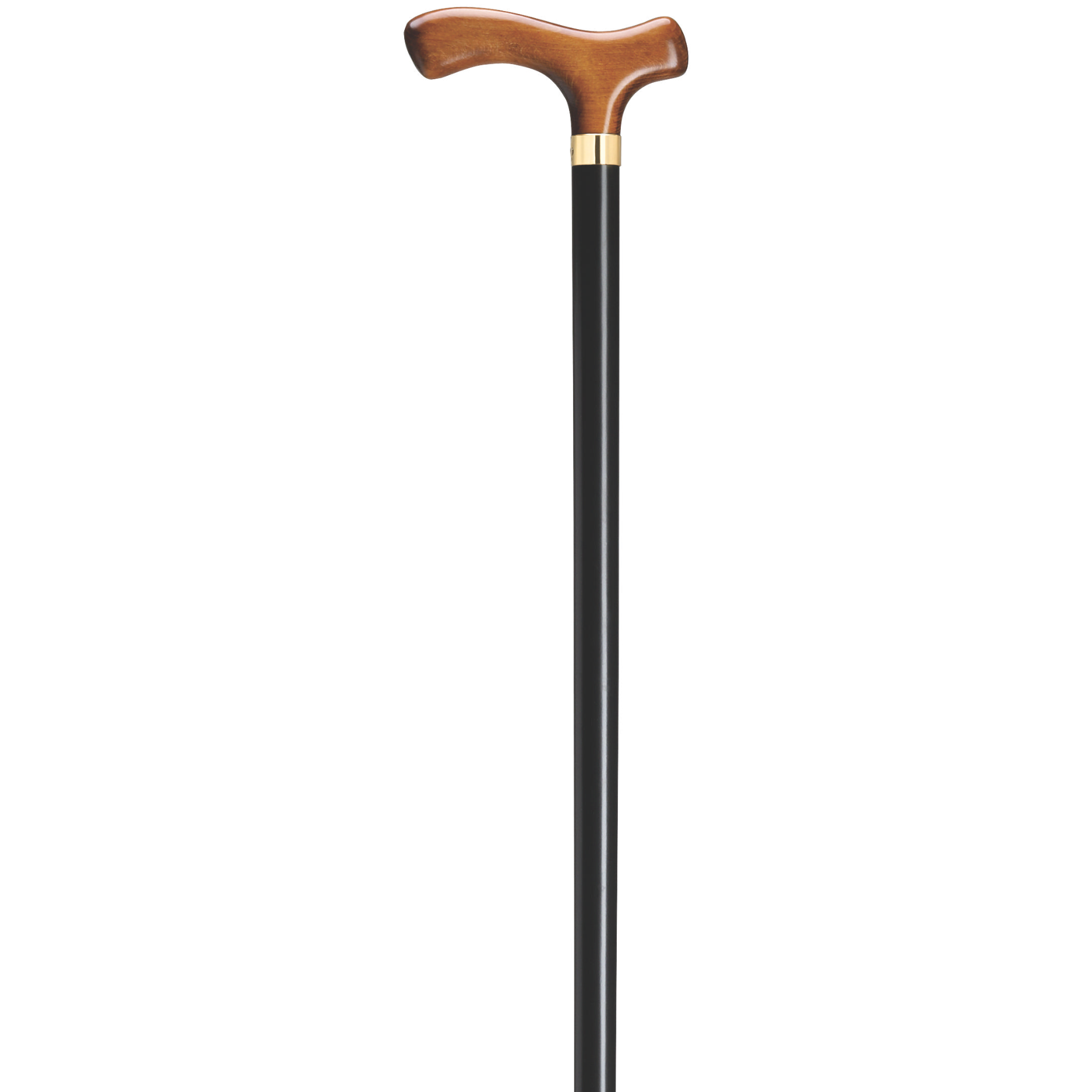 Fritz Scorched Cherry Cane with Brass Band