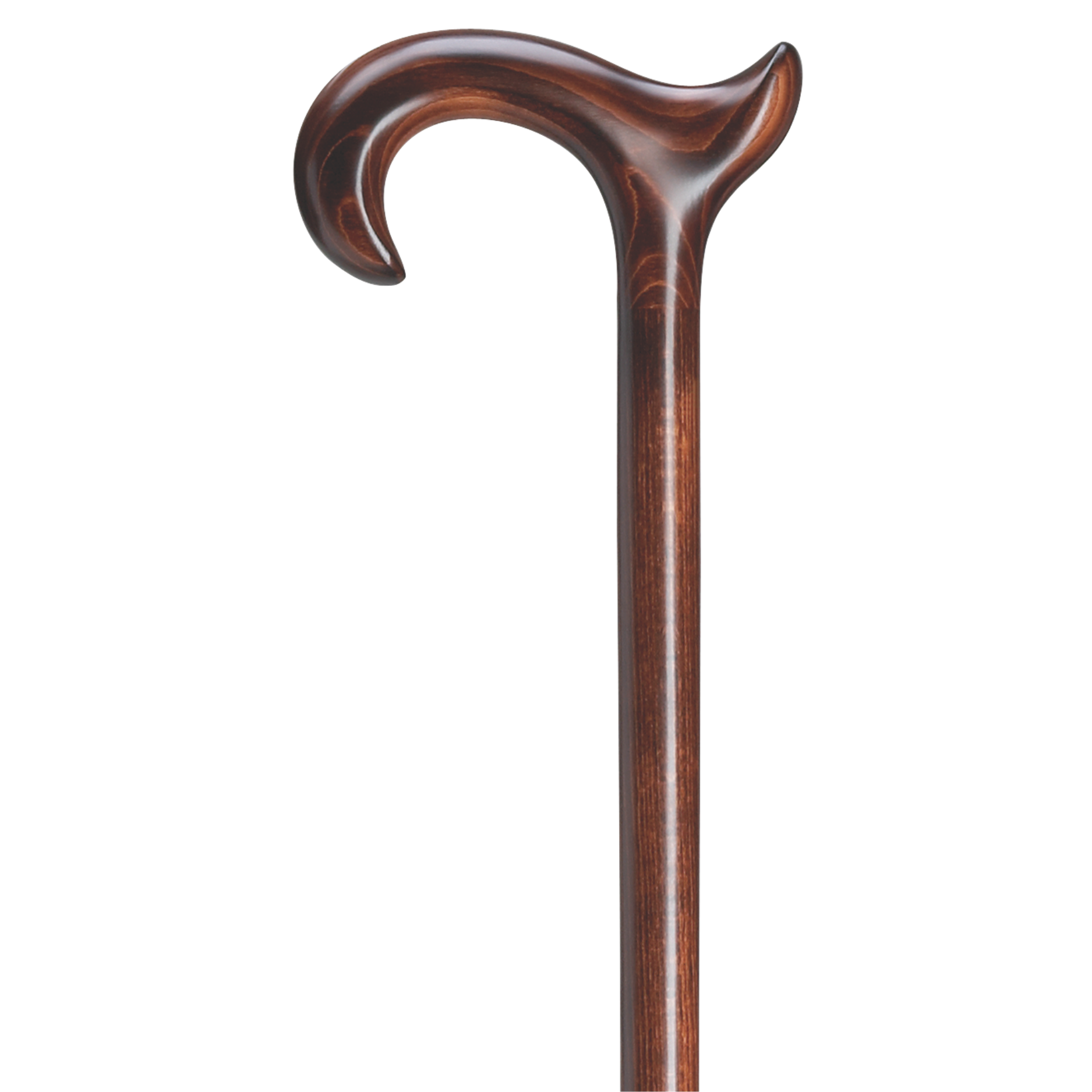 Beech Wood Walking Cane with Ergonomic Derby Handle