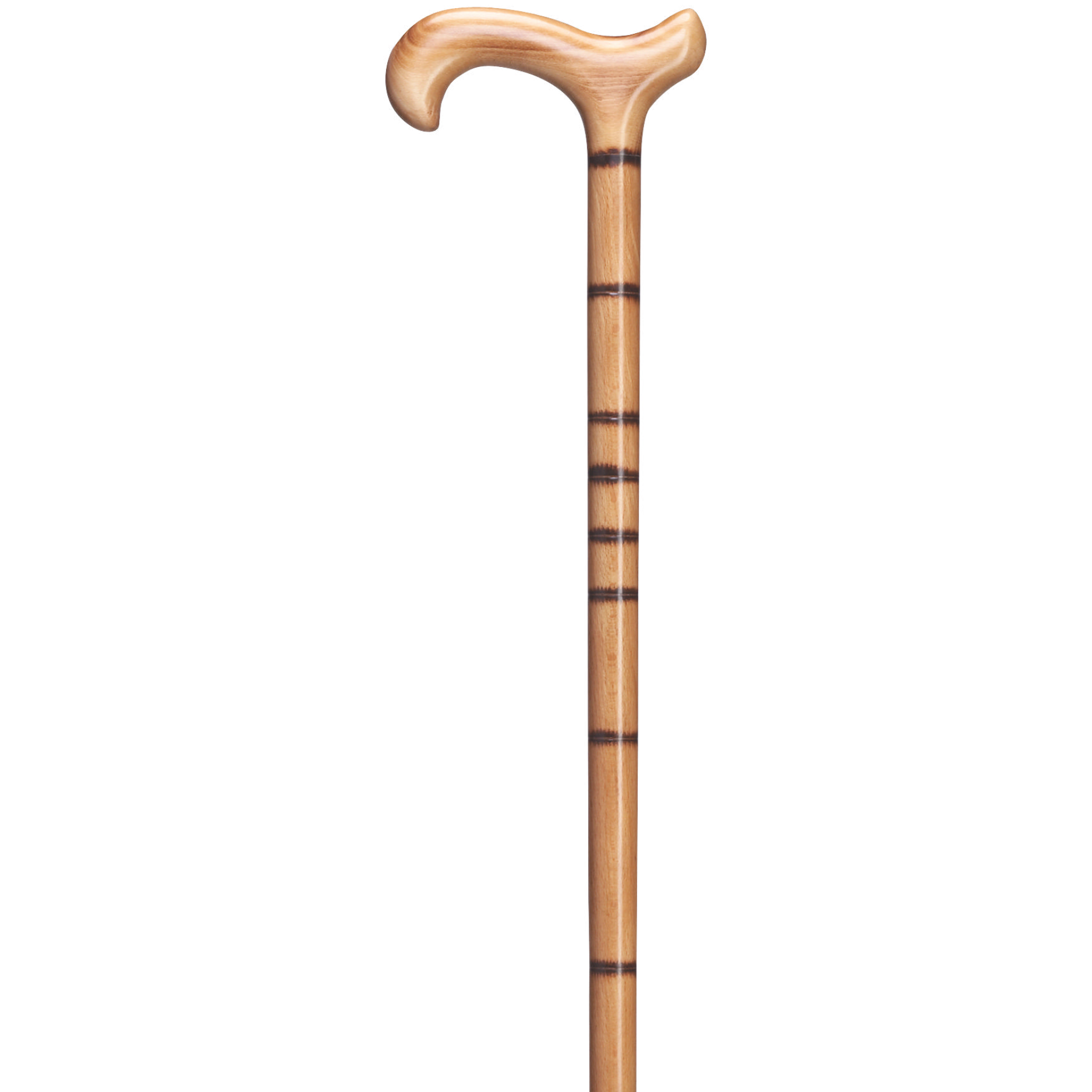 Bamboo-Stepped Beech Wood Derby Cane