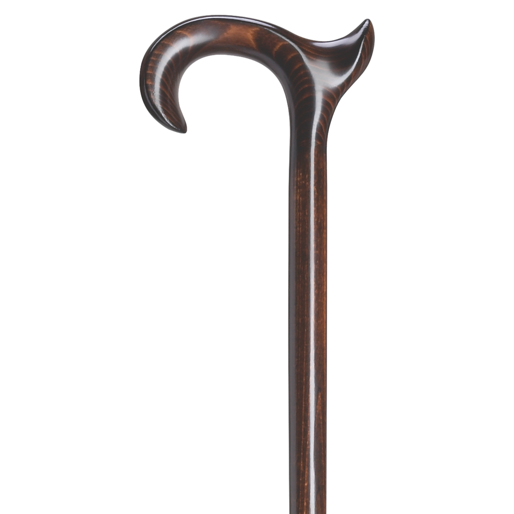Beech Wood Walking Cane with Ergonomic Derby Handle