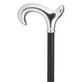 Anatomical Chrome Derby Cane- Left and Right Hand